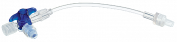 Кран 3-ходовой Дискофикс С с Сэйффлоу 360° синий линия 50 см купить в Перми