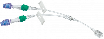 Удлинительная Y-линия с 2-мя коннекторами Сэйффлоу и возвратным клапаном 12 см купить оптом в Перми